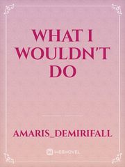 What I Wouldn't Do Book