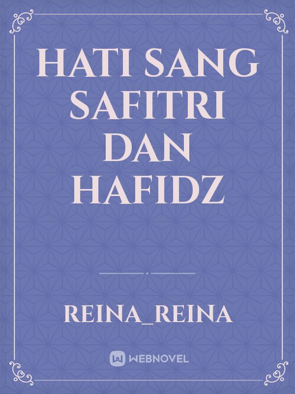 Hati sang Safitri dan Hafidz Book