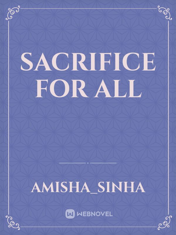 sacrifice for all Book