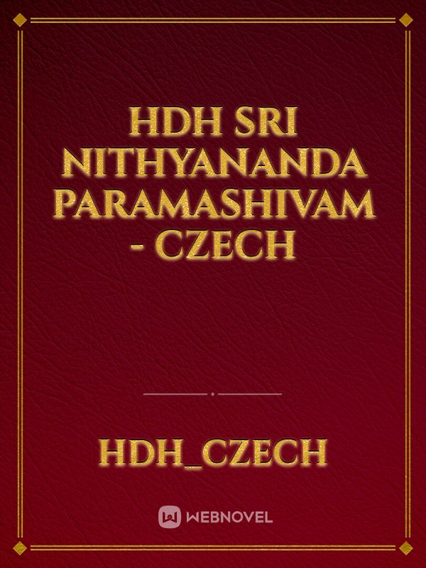 HDH Sri Nithyananda Paramashivam - Czech