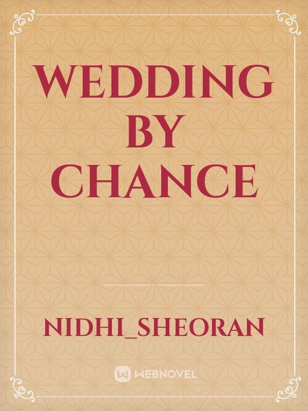 wedding by chance Book