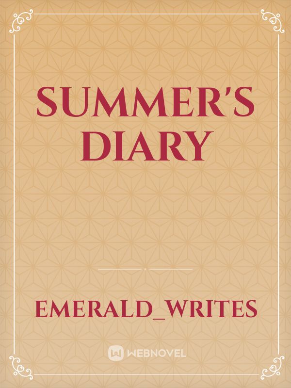 Summer's Diary Book