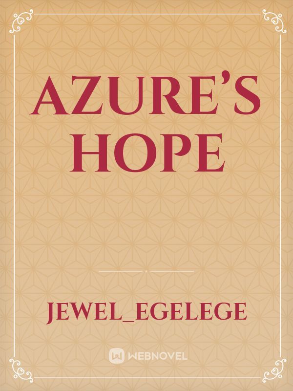 AZURE’S HOPE Book