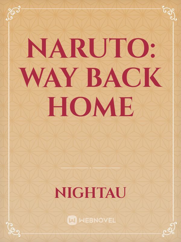 Naruto: Way Back Home Book