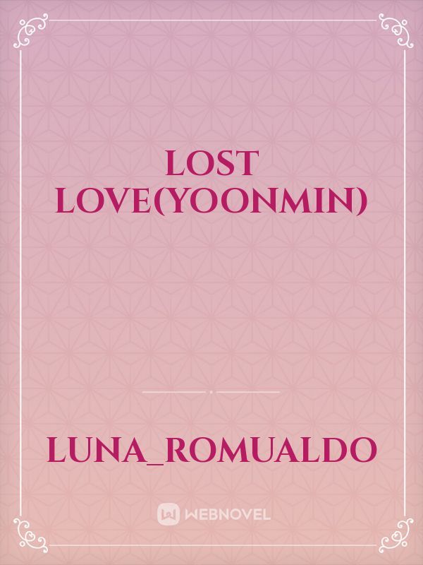 Lost love(yoonmin) Book