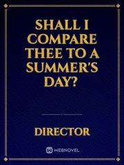 Shall I Compare Thee to a Summer's Day?  Book
