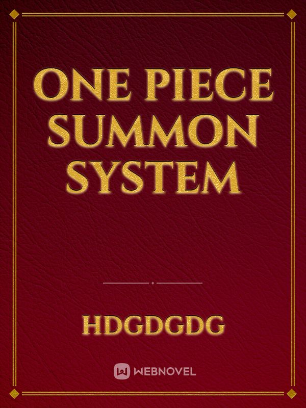 one piece summon system Book
