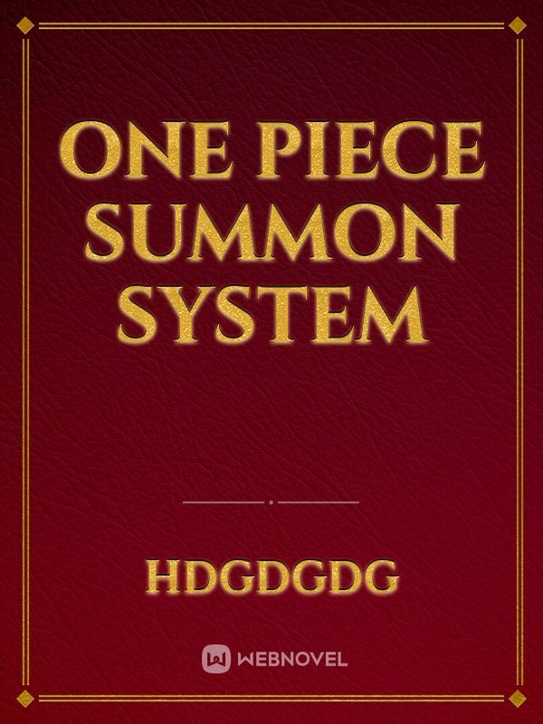 one piece summon system Book