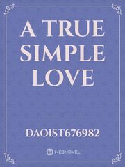 A True Simple Love Book