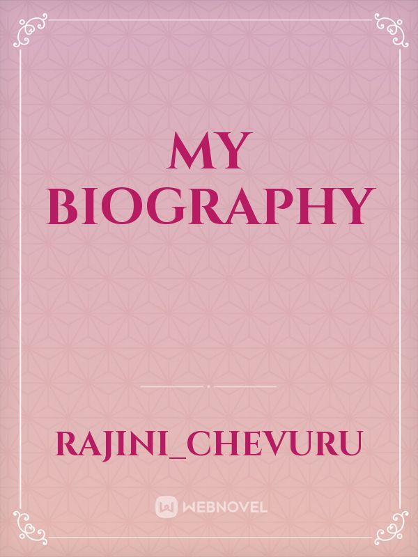 My Biography Book