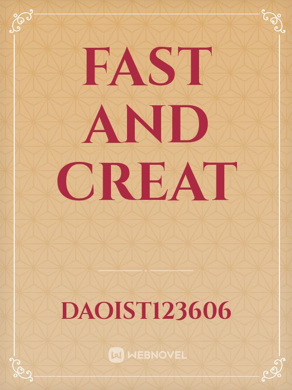 Fast and Creat Book