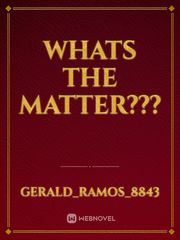 whats the matter??? Book