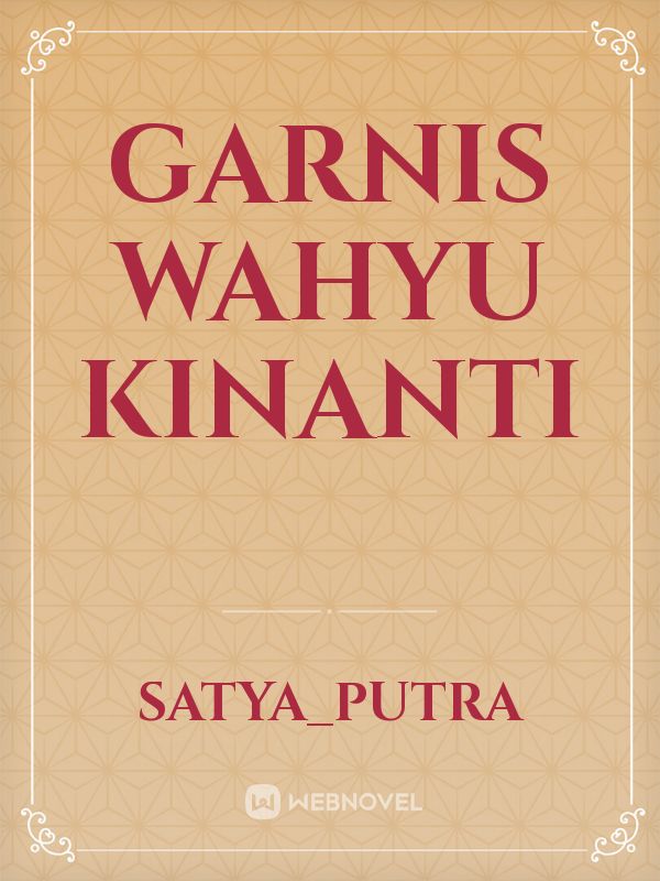 garnis Wahyu Kinanti Book