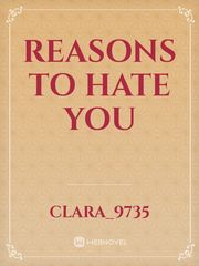 Reasons To Hate You Book