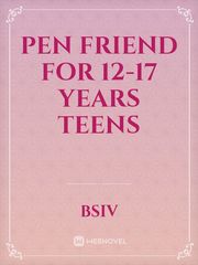 Pen Friend for 12-17 years teens Book
