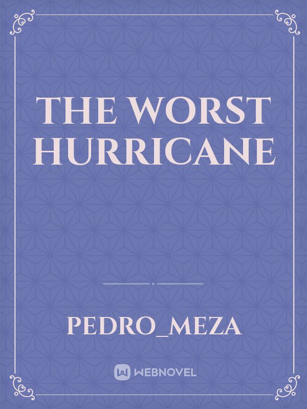 The Worst Hurricane Book