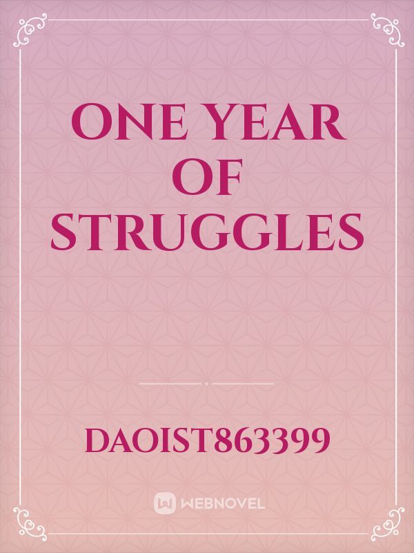 one year of struggles Book