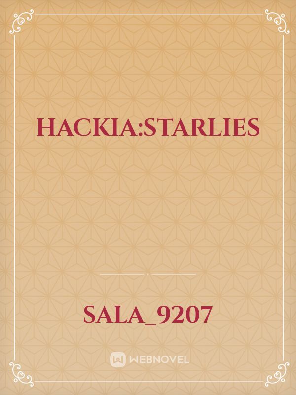 Hackia:Starlies Book