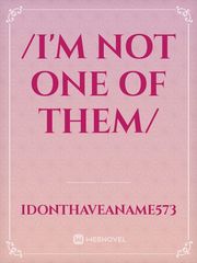 /I'm not one of them/ Book