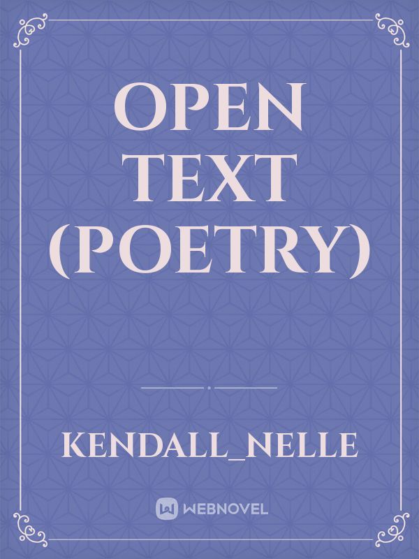 Open Text (poetry) Book