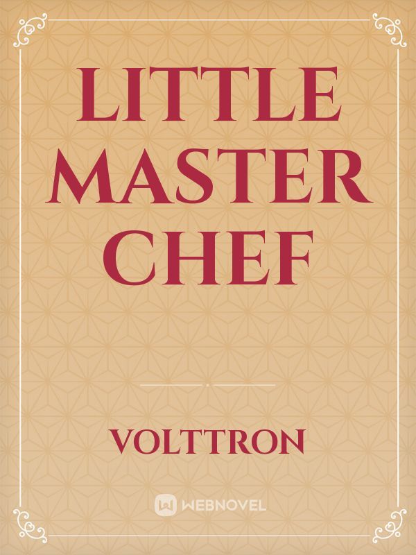 Little master chef Book
