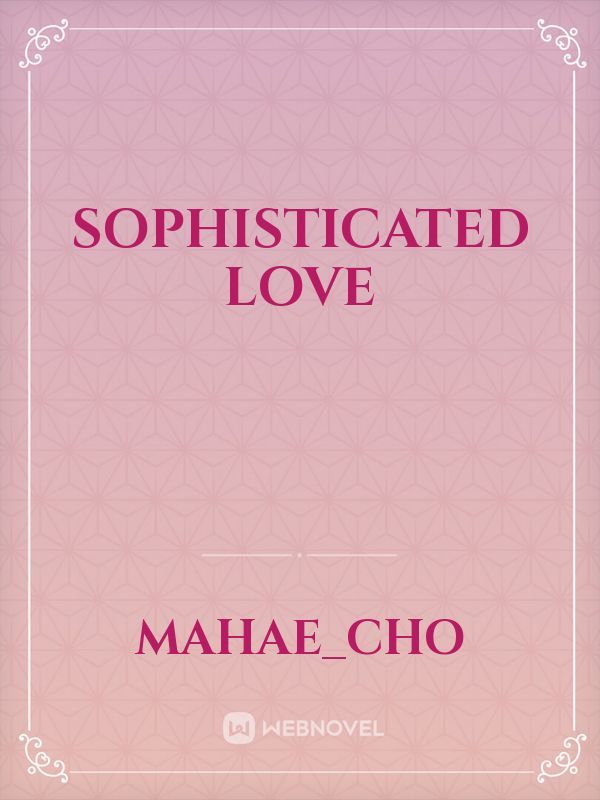 Sophisticated Love Book