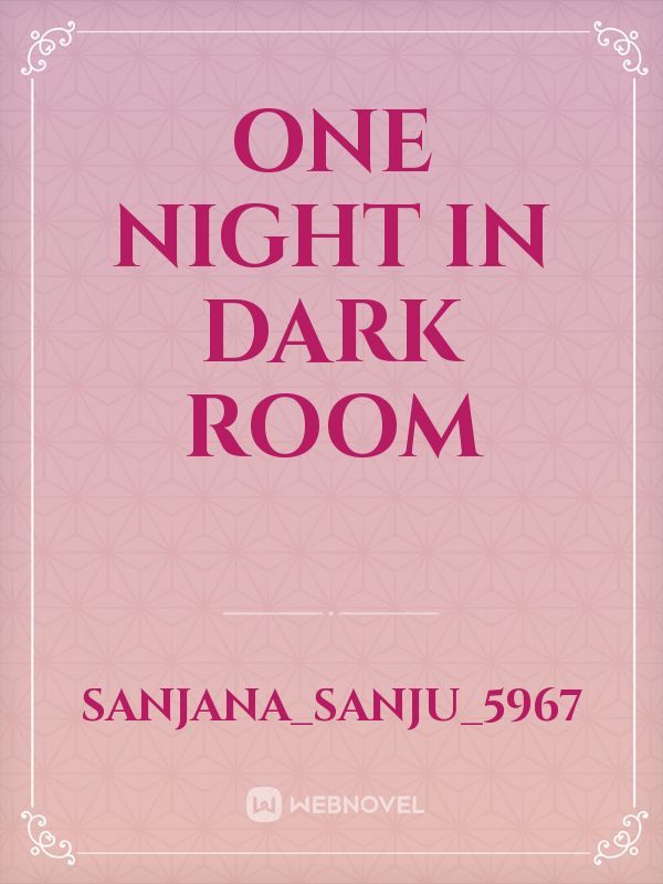 One Night in Dark room Book