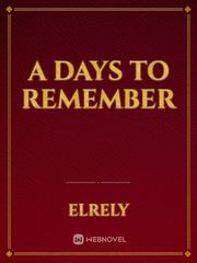 A Days to Remember Book