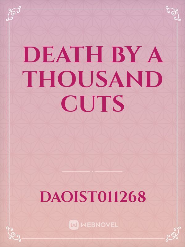 Death by a thousand cuts Book