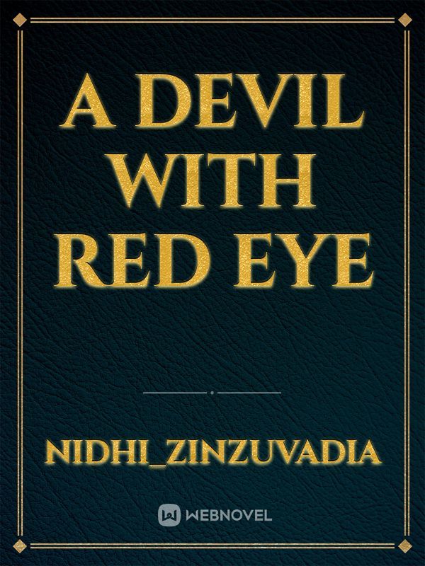 a devil with red eye