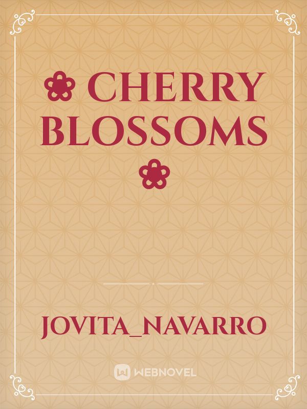 ❀ Cherry Blossoms ❀ Book