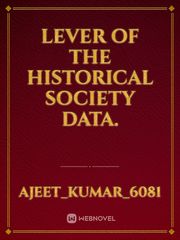 lever of the historical society data. Book