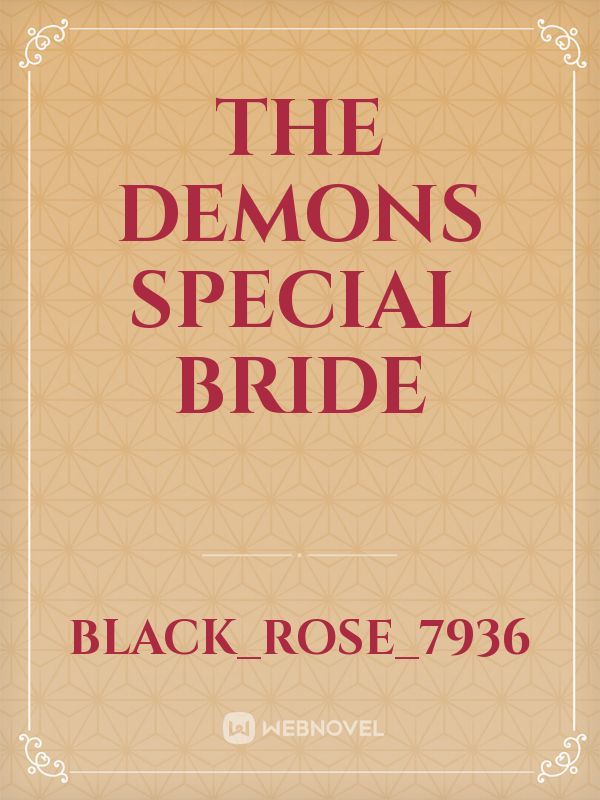 The demons special bride Book