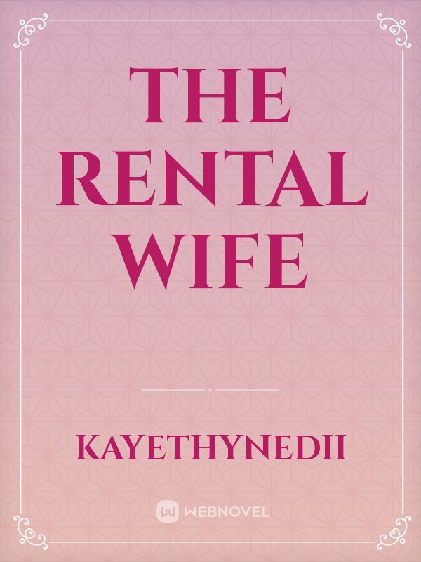 The Rental Wife Book