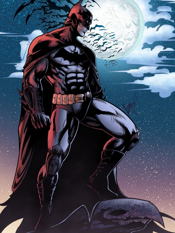 Reincarnate as Batman in Marvel Book