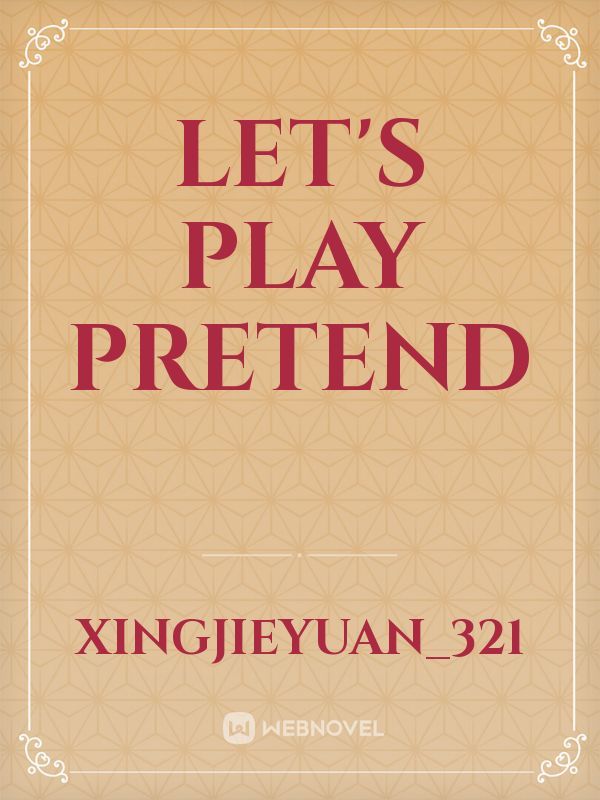 Let's Play Pretend Book