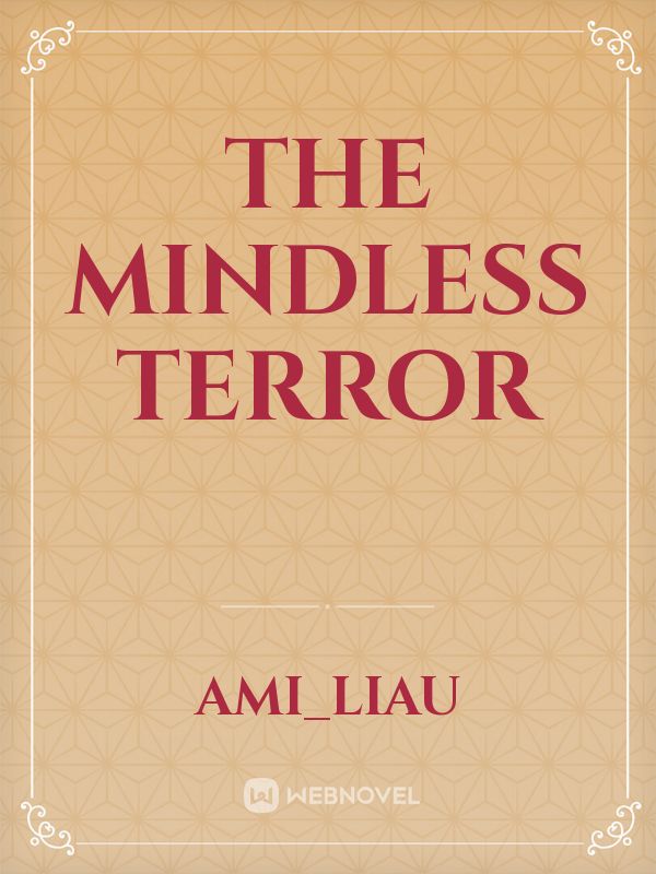 The Mindless Terror Book