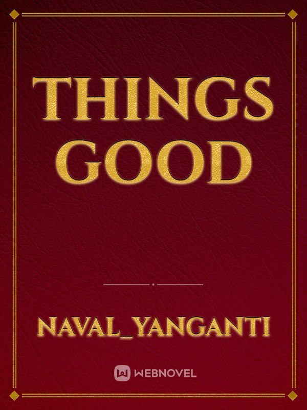 things good Book
