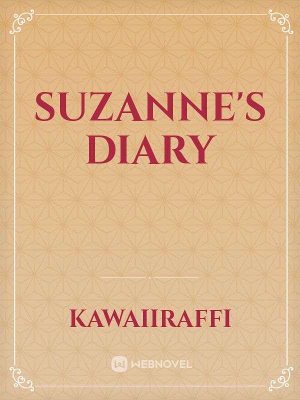 Suzanne's diary Book