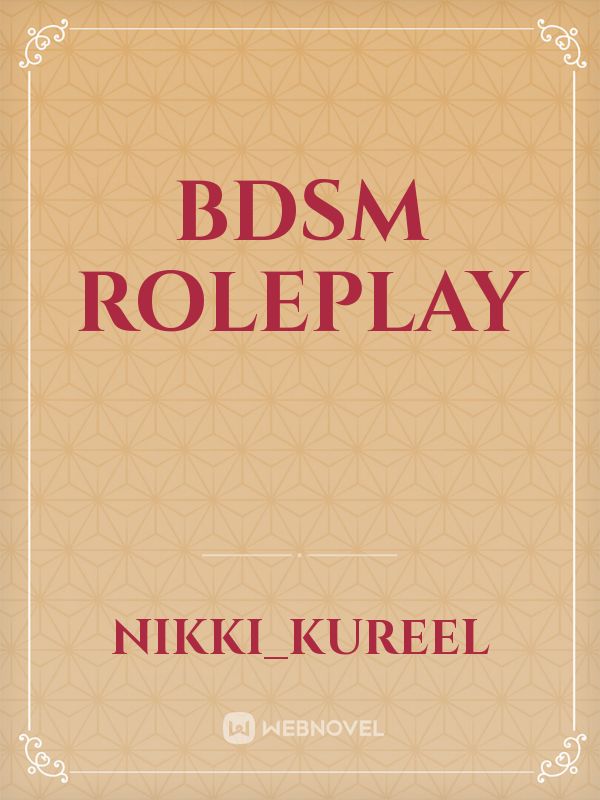 BDSM roleplay