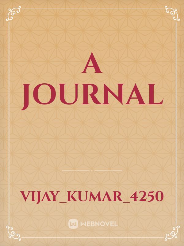 A Journal Book