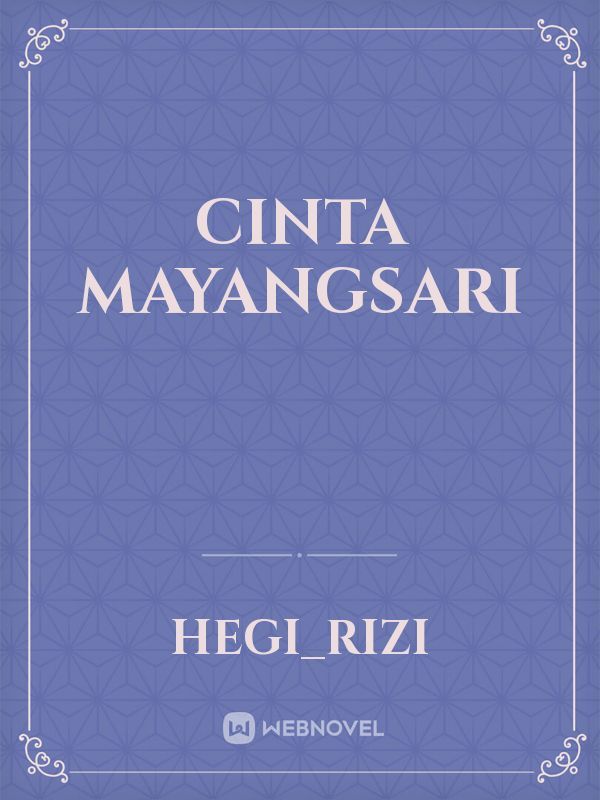 Cinta Mayangsari Book