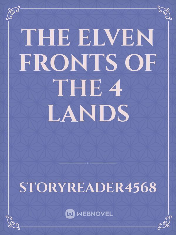 The Elven Fronts Of the 4 Lands Book