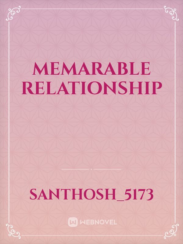 memarable relationship Book