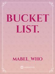 Bucket List. Book