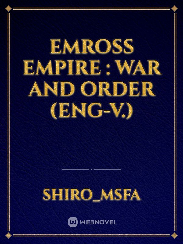 Emross Empire : War And Order (Eng-V.) Book