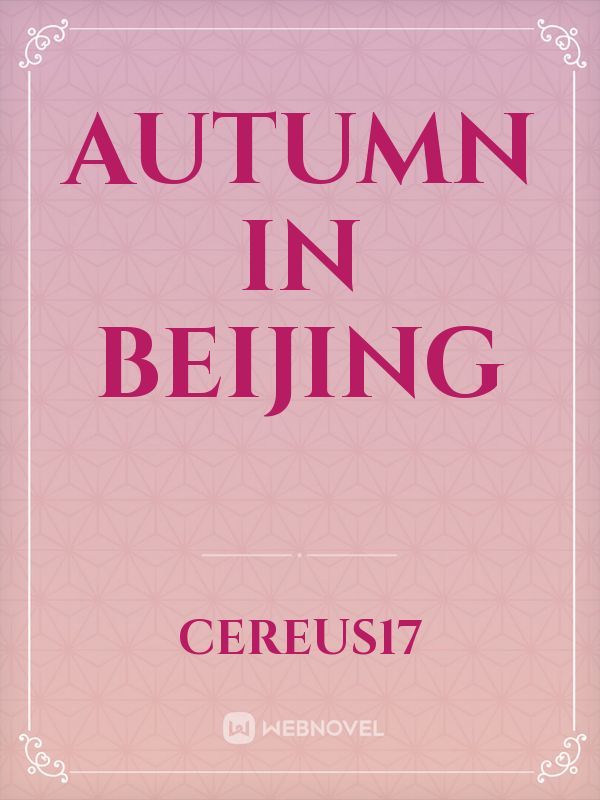 Autumn in Beijing