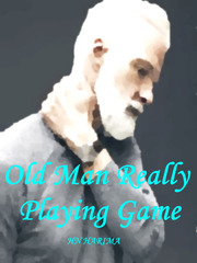 Old Man Really Playing Game Book