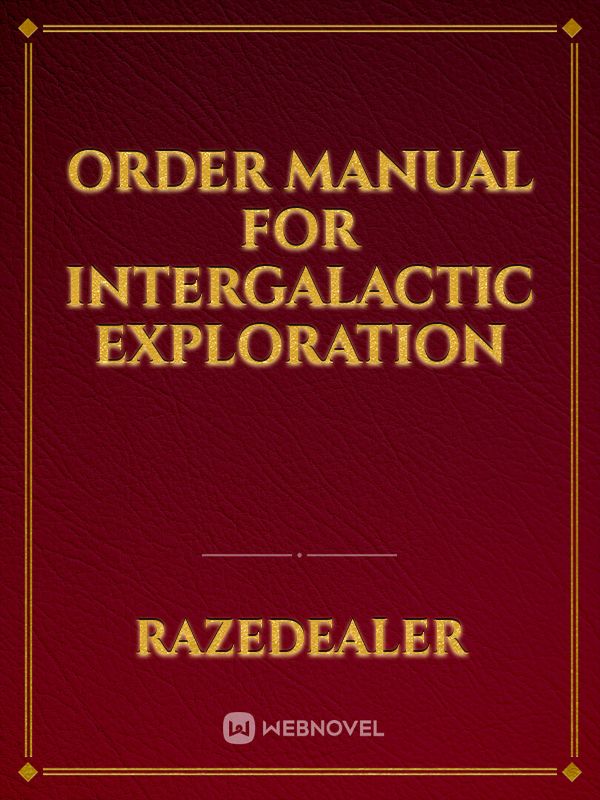 Order manual for Intergalactic Exploration Book