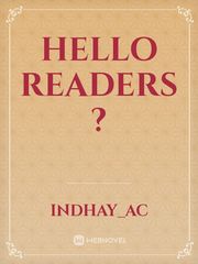 Hello readers ? Book